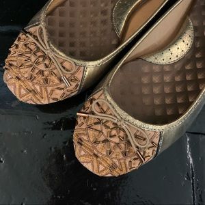 Women’s Gold Born flats size 8.5